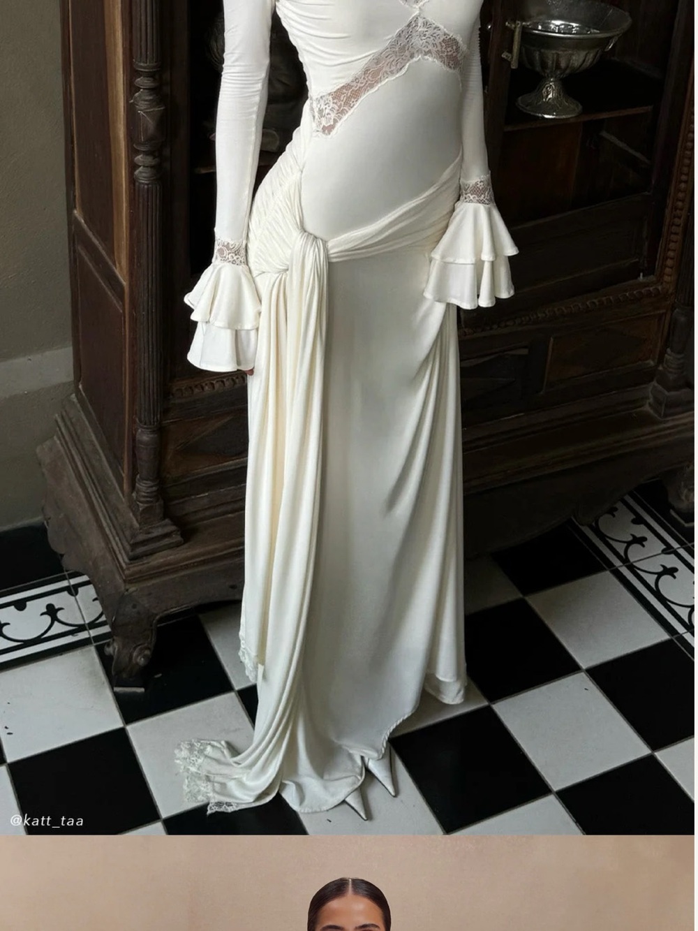 Meshki Electra dress -ivory